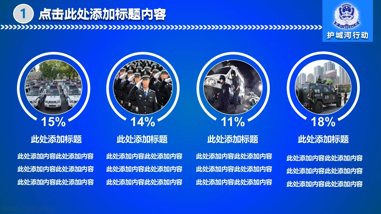 公安机关工作汇报PPT模板 第 5 页预览图