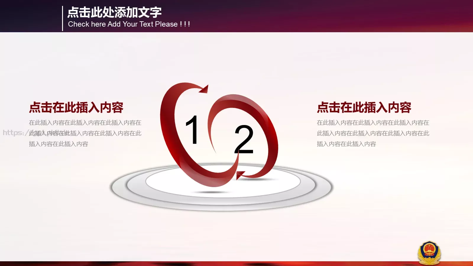 公安机关工作汇报PPT模板 第 9 页预览图