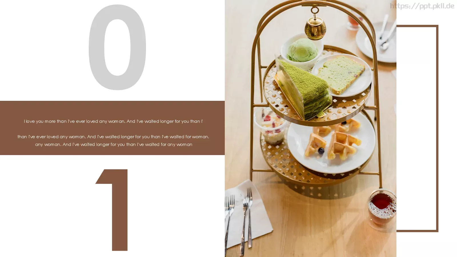 下午茶画册PPT模板 第 3 页缩略图