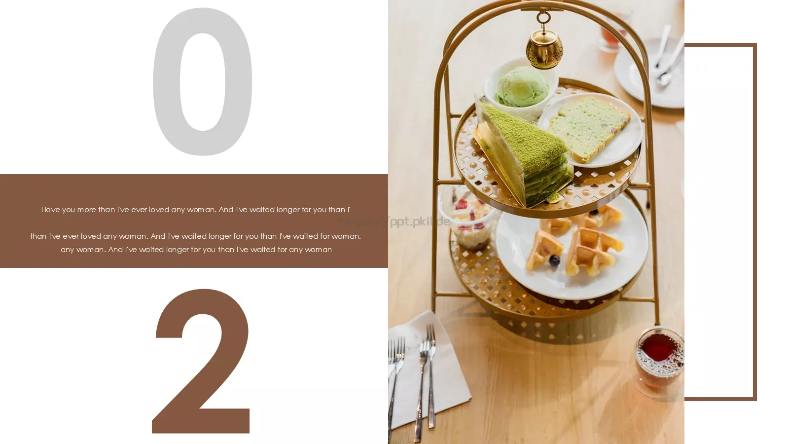 下午茶画册PPT模板 第 10 页预览图