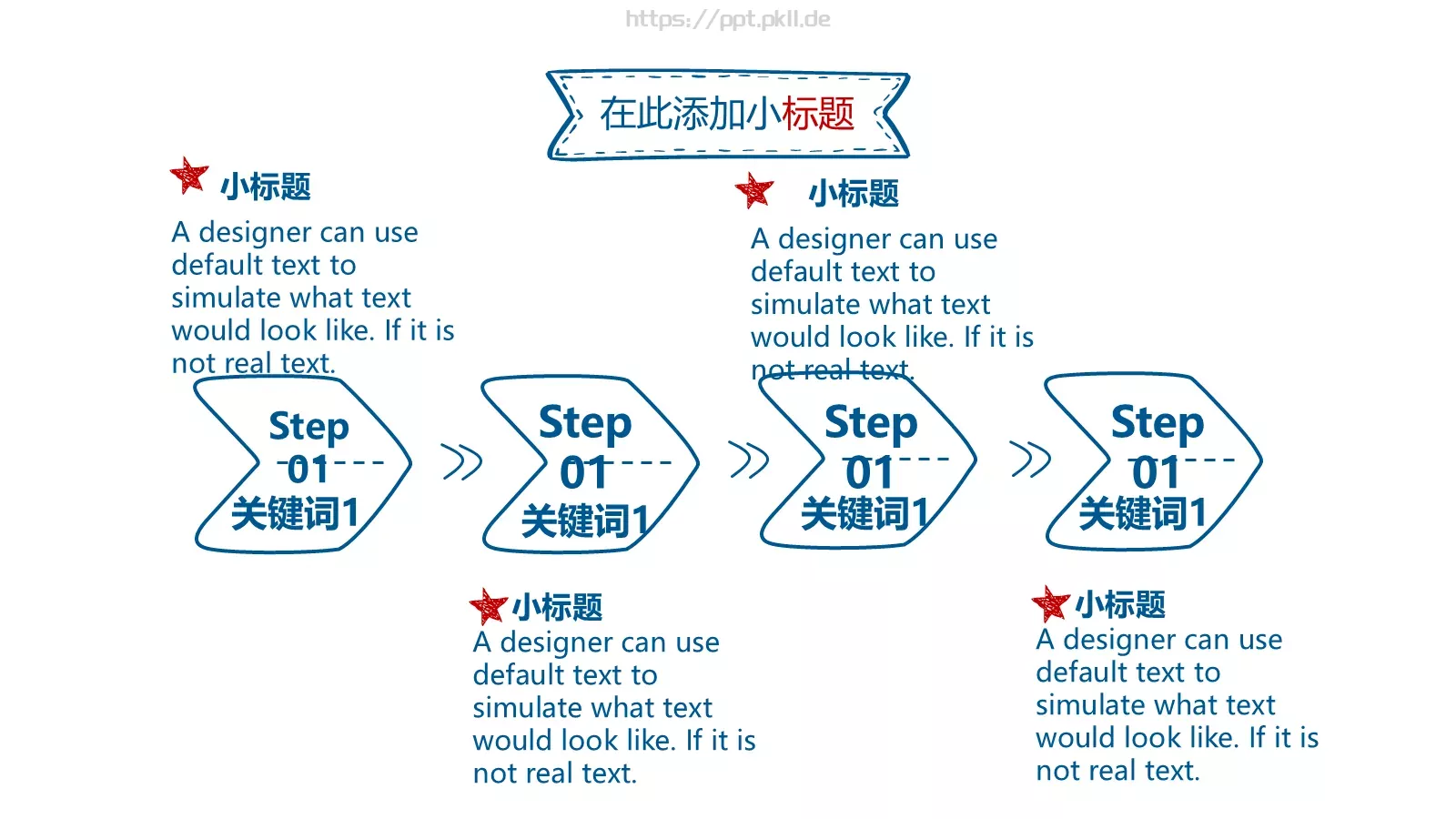 年终总结商务汇报手绘PPT模板 第 7 页预览图