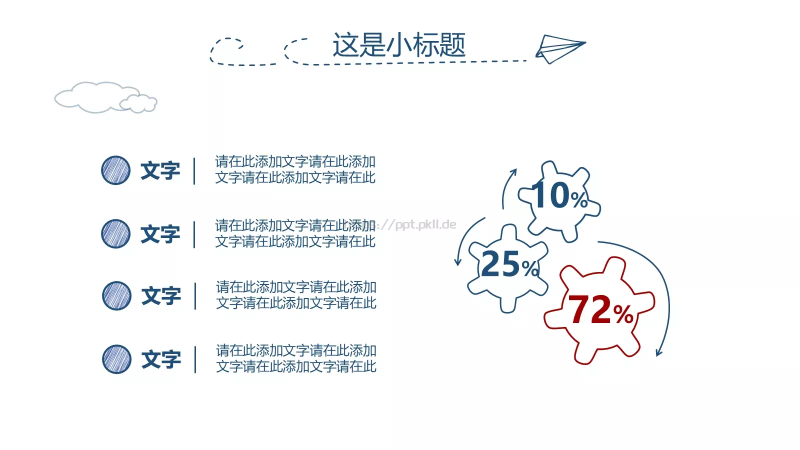 工作汇报简约手绘汇报PPT模板 第 29 页预览图