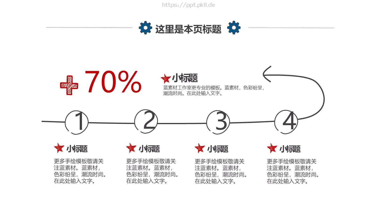 手绘插画商务汇报PPT模板 第 19 页预览图