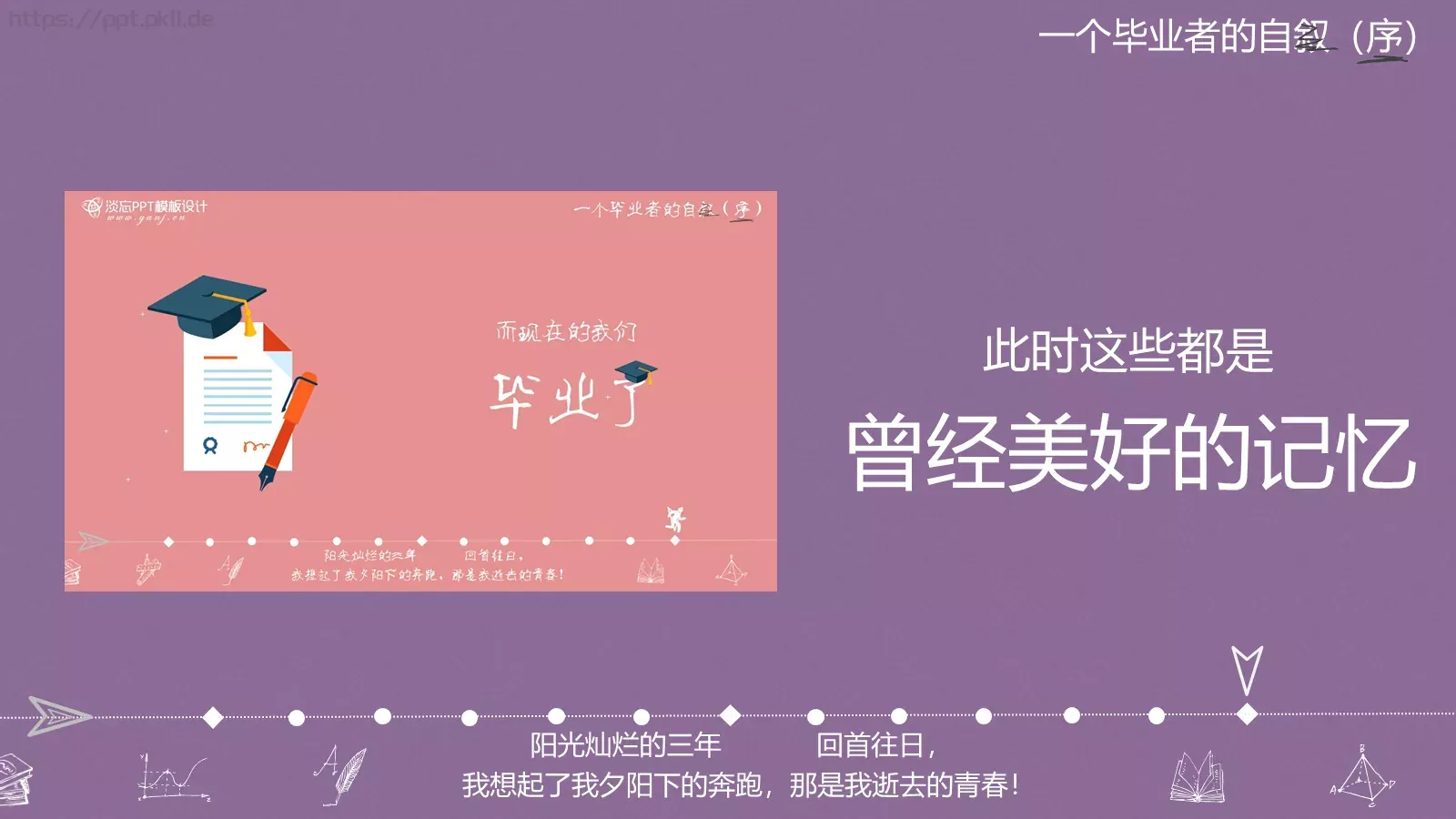 一年，我毕业了！毕业答辩PPT模板 第 29 页预览图