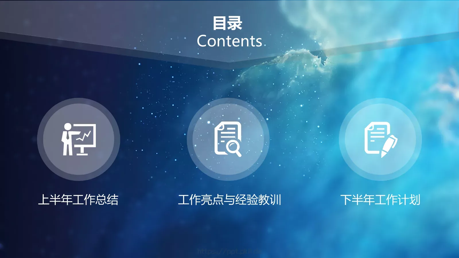 系列商务报告通用模PPT模板 第 2 页缩略图