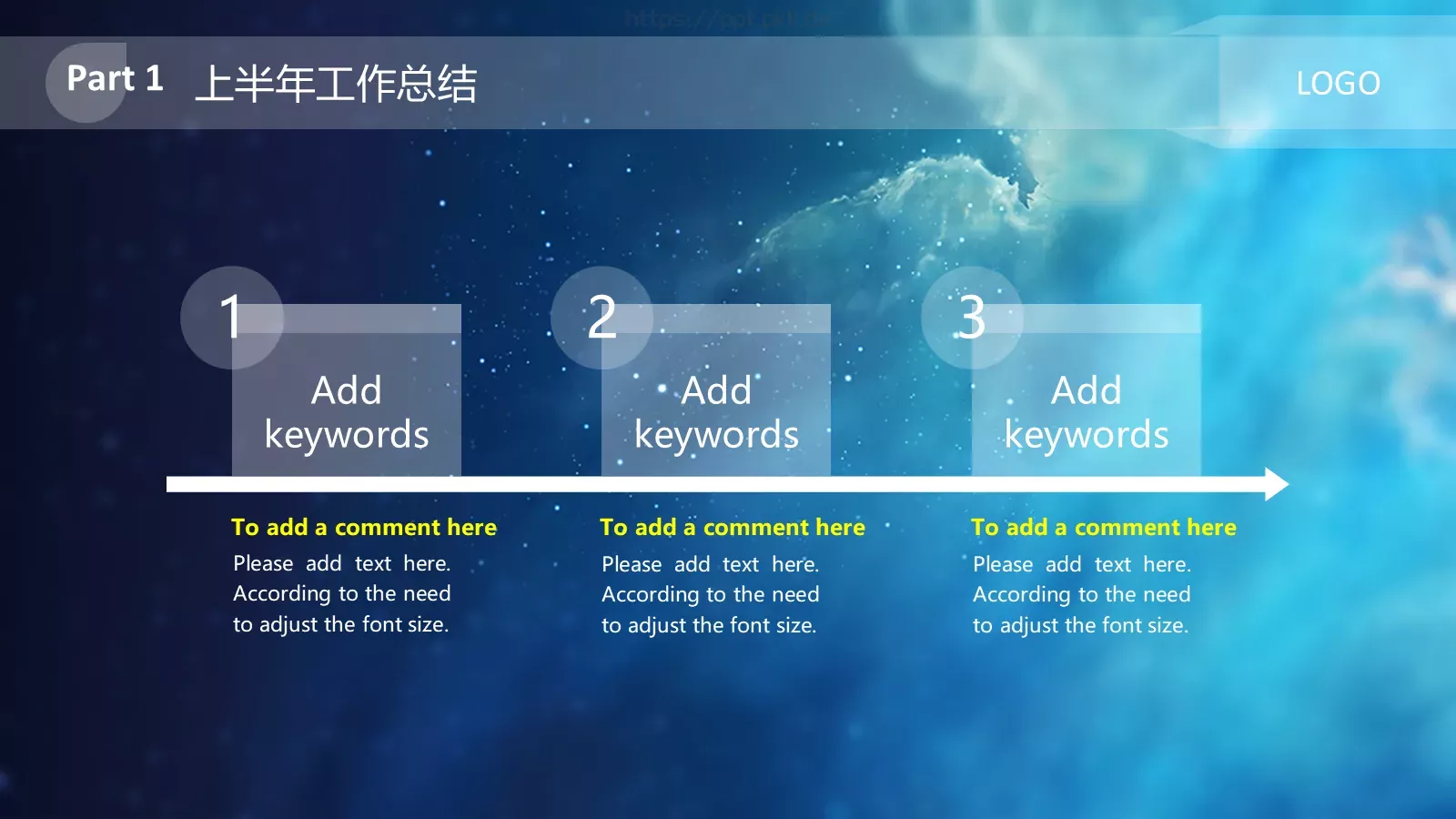 系列商务报告通用模PPT模板 第 6 页预览图