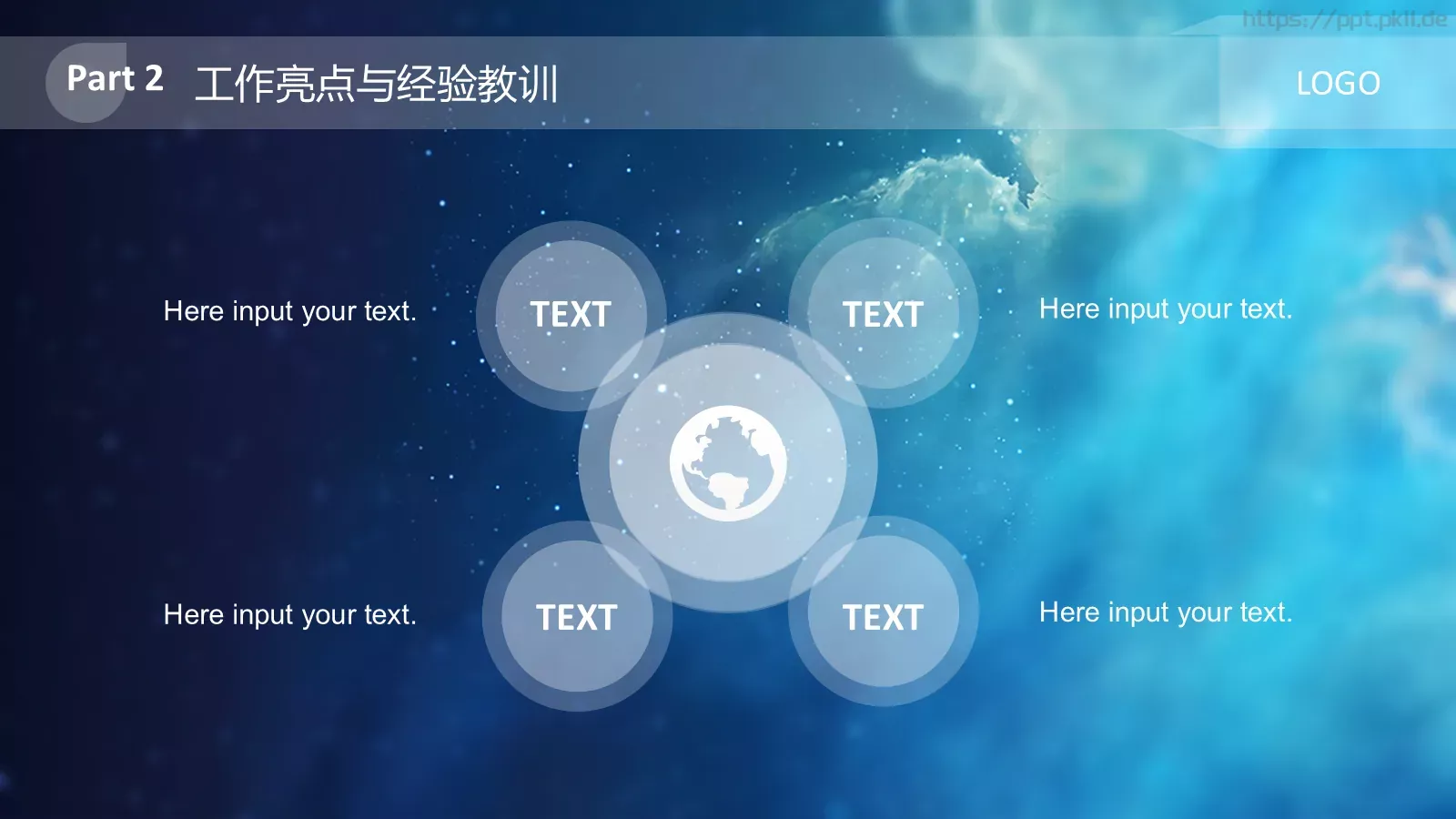 系列商务报告通用模PPT模板 第 14 页预览图
