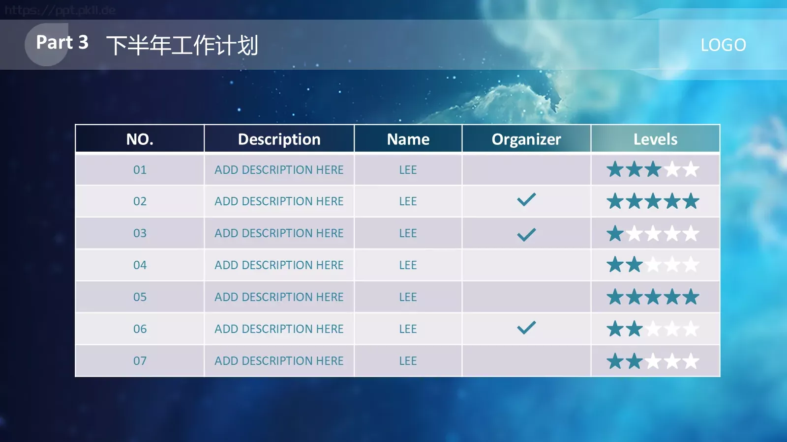系列商务报告通用模PPT模板 第 19 页预览图