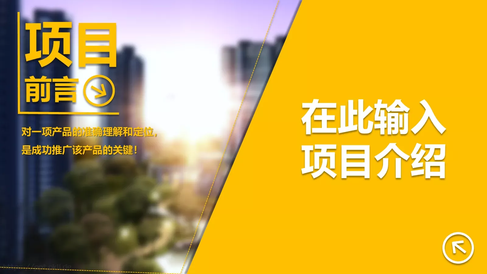 项目提案报告PPT模板 第 2 页缩略图