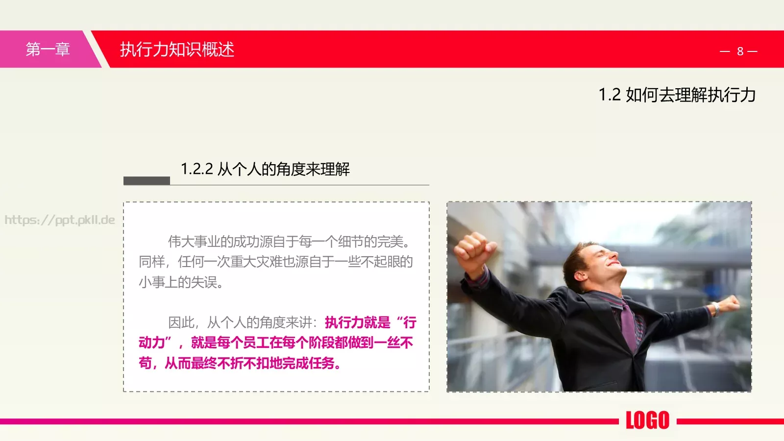 中层经理培训课件PPT模板 第 8 页预览图