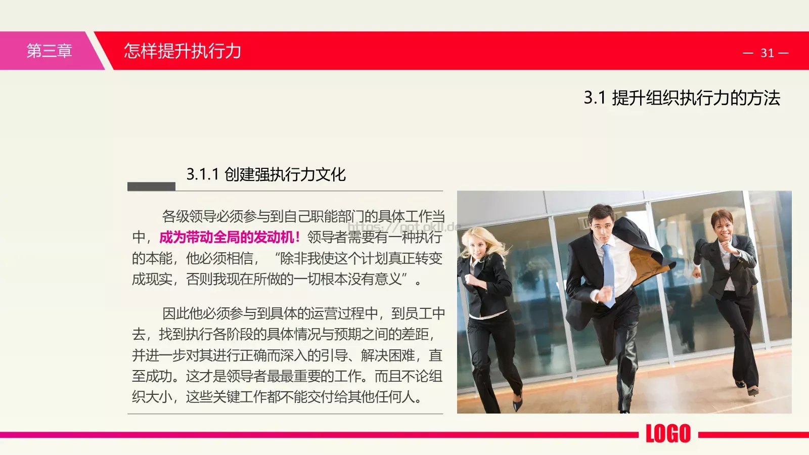 中层经理培训课件PPT模板 第 31 页预览图
