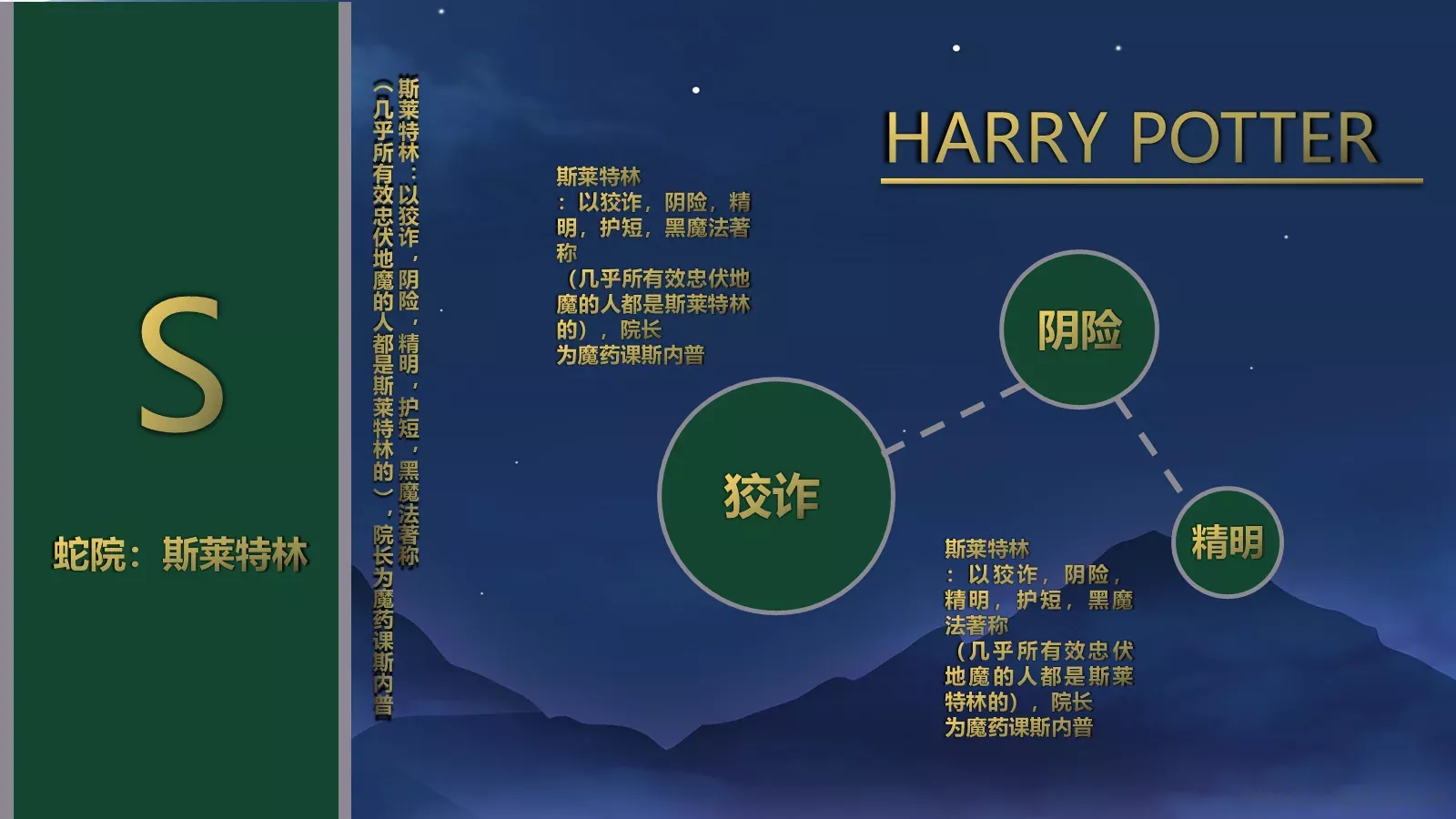 学习魔法与探险故事PPT模板 第 13 页预览图