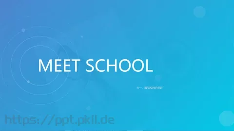 大一，遇见校园的美好PPT模板 缩略图