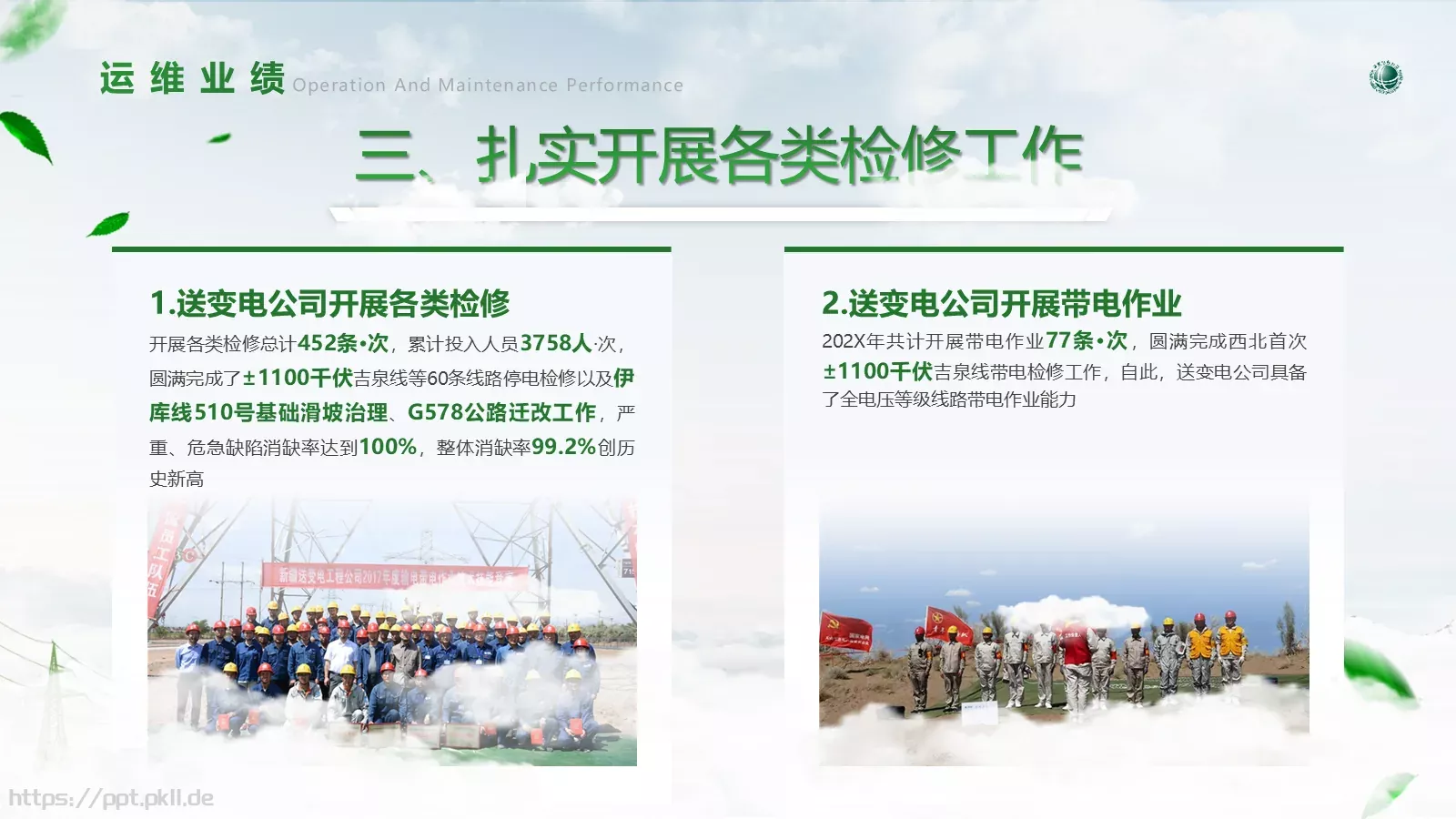 运维情况汇报PPT模板 第 8 页预览图