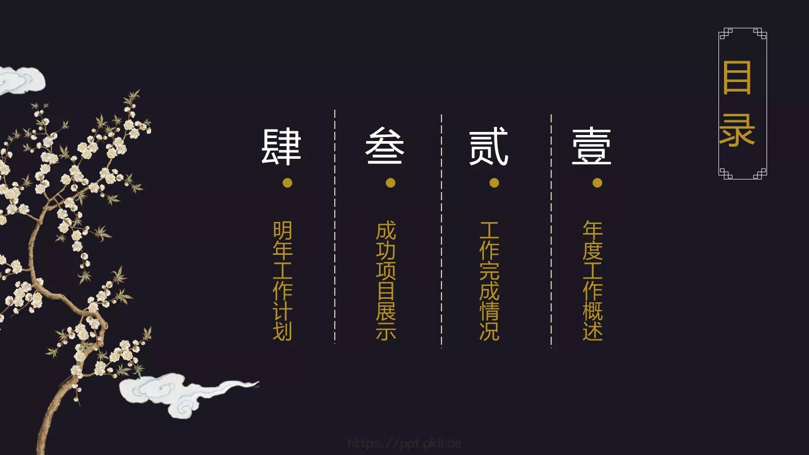 年终总结PPT模板 第 2 页缩略图