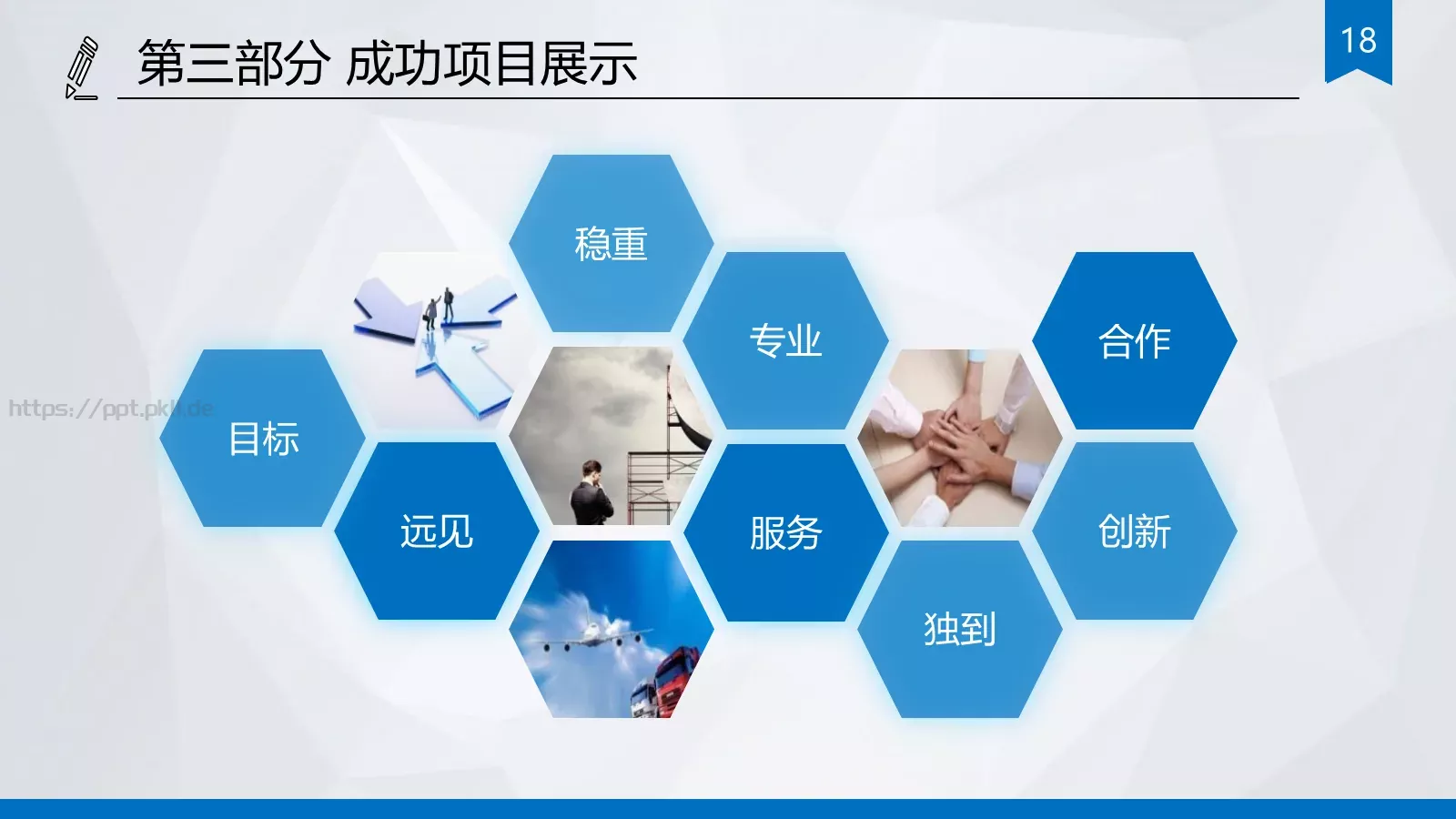 市国税局工作汇报PPT模板 第 18 页预览图
