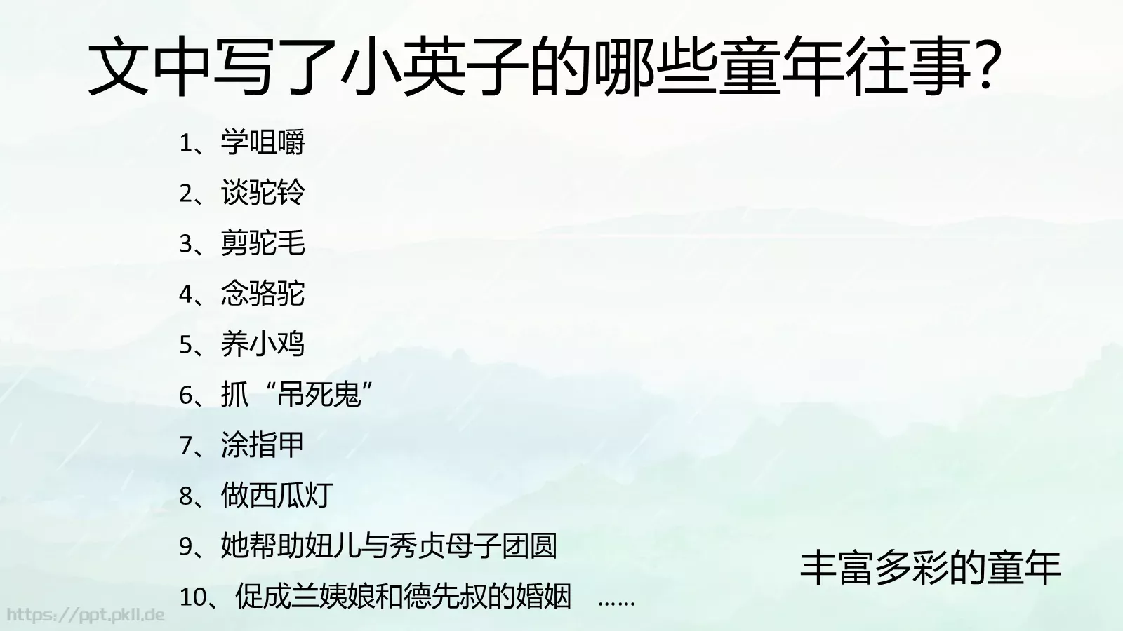 那些人那些事通用PPT模板 第 32 页预览图