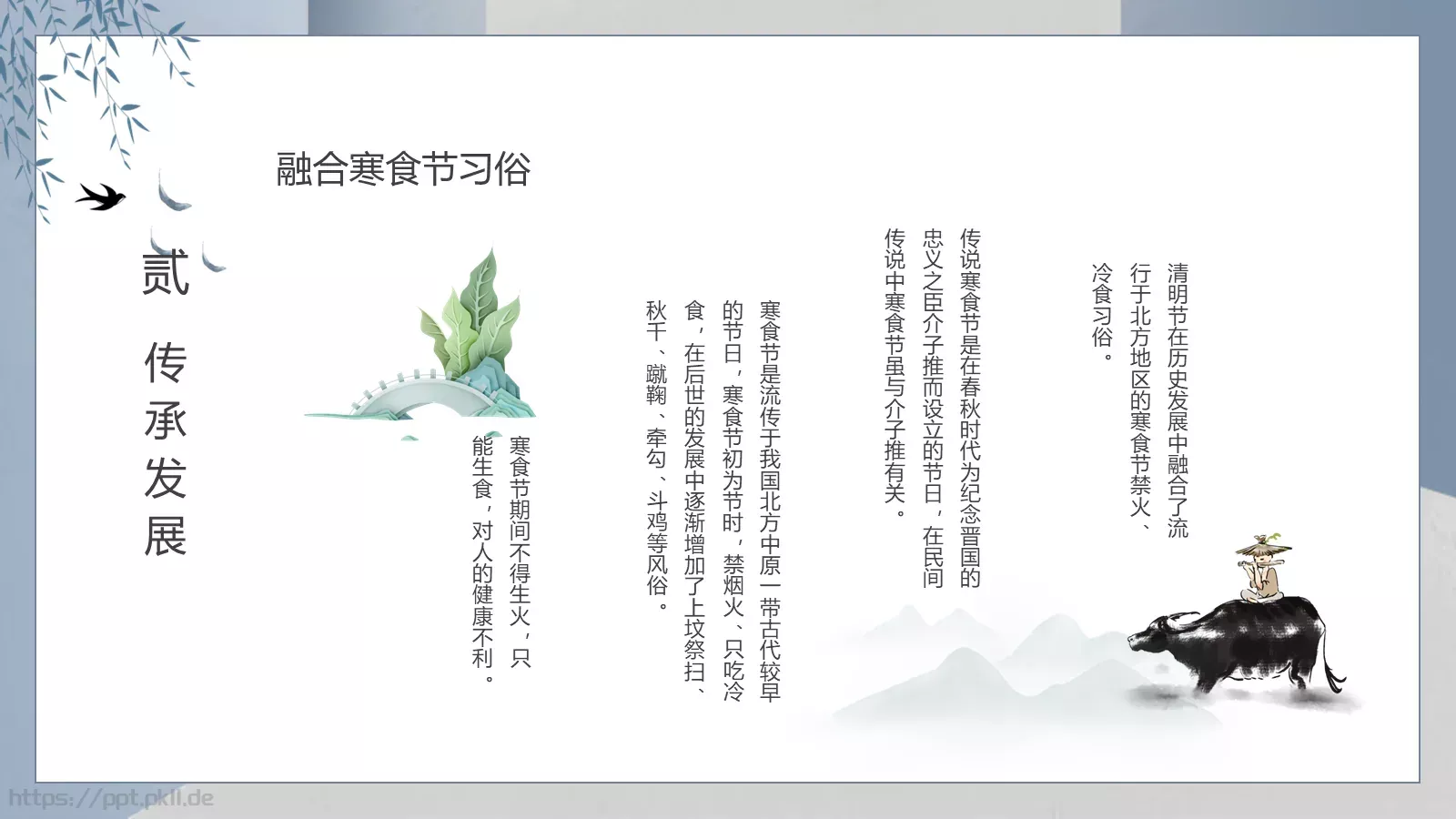 传统节气清明介绍PPT模板 第 9 页预览图