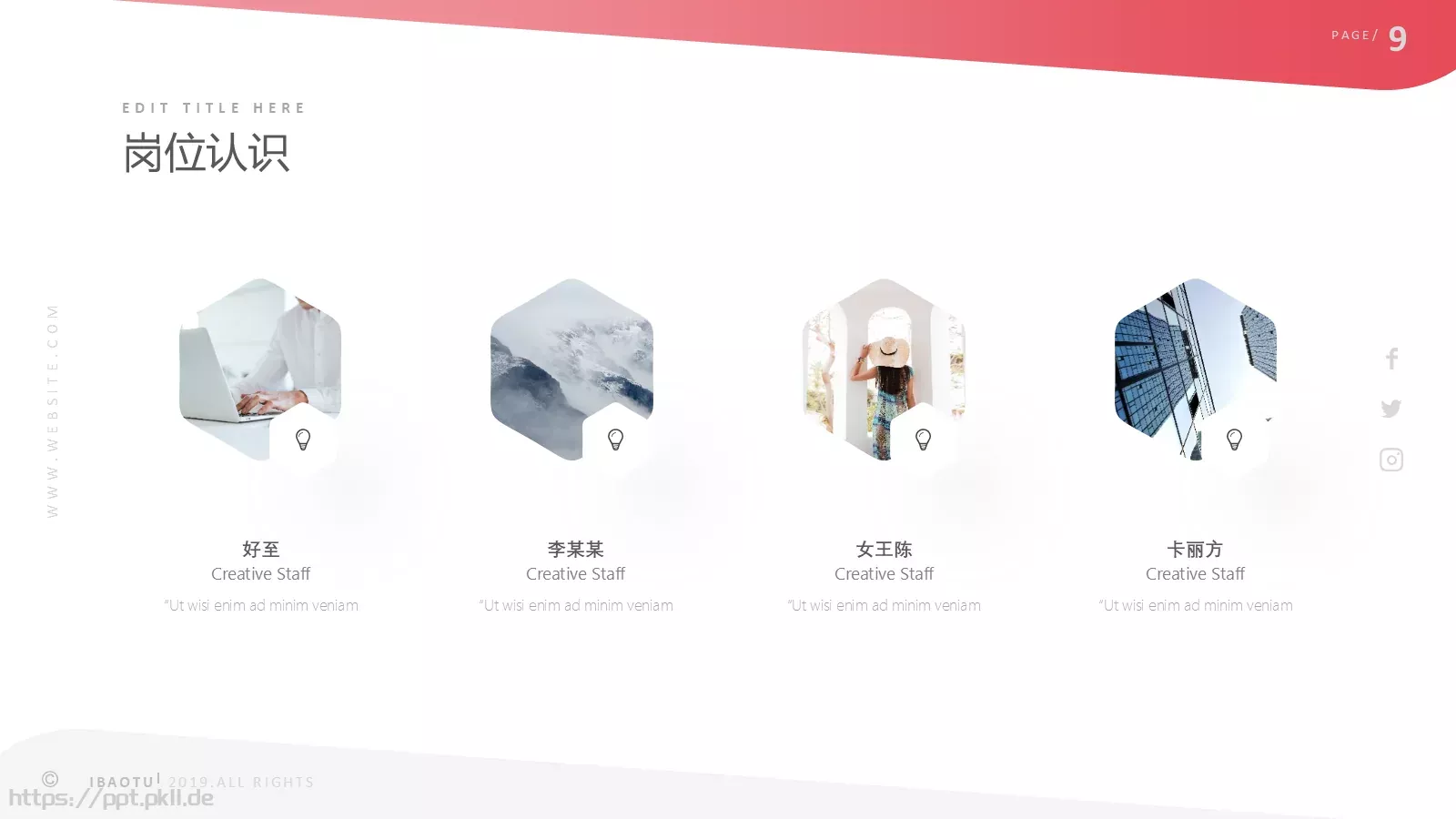 岗位竞聘PPT模板 第 9 页预览图