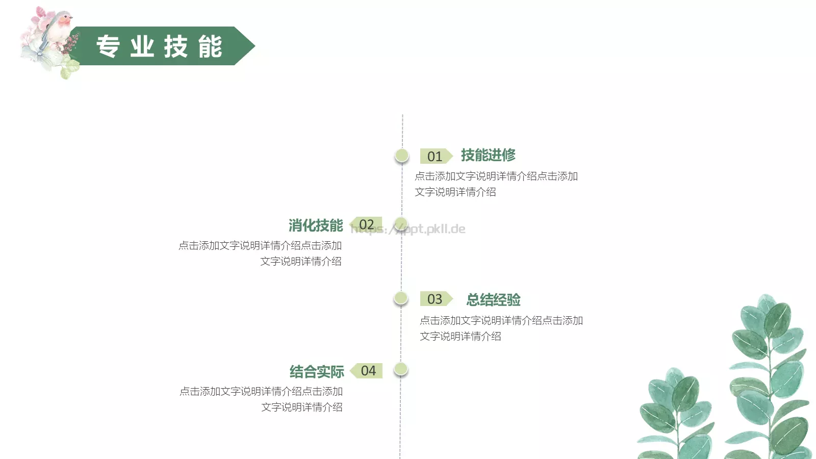 岗位竞聘PPT模板 第 17 页预览图