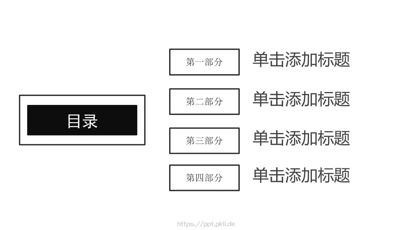 黑白简约岗位竞聘PPT模板 第 2 页缩略图