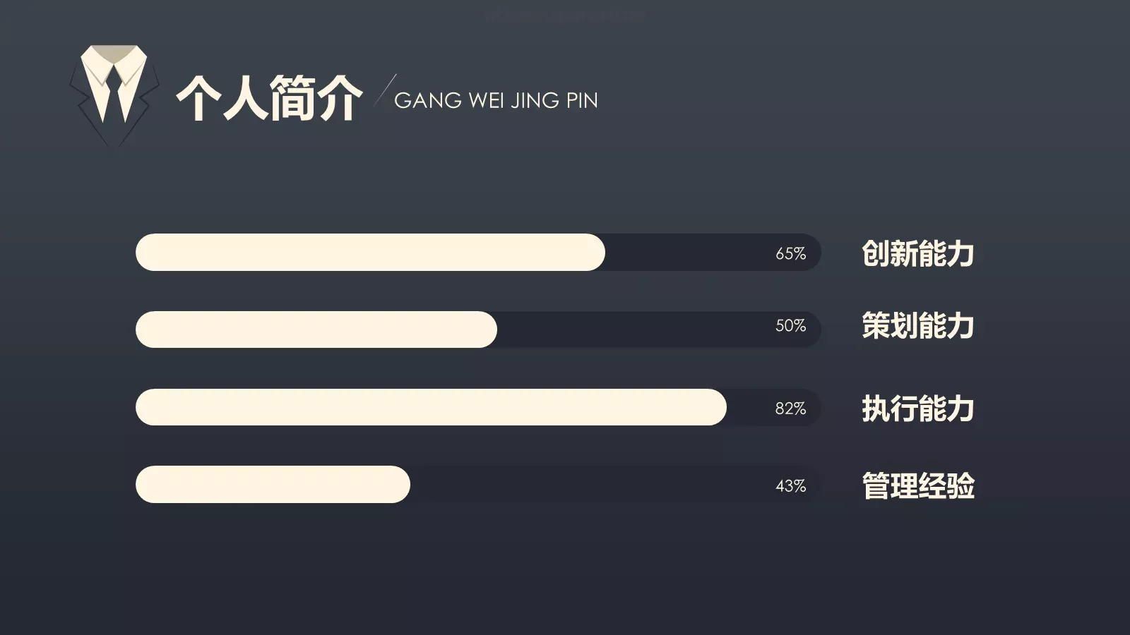 岗位竞聘简历PPT模板 第 7 页预览图