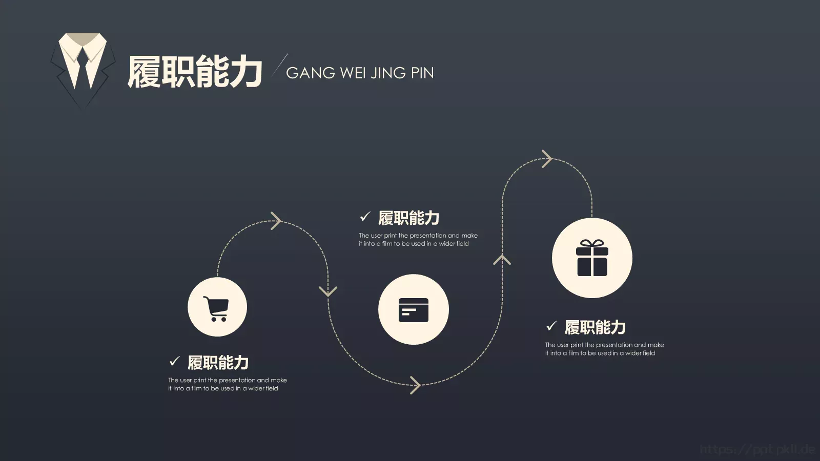 岗位竞聘简历PPT模板 第 16 页预览图