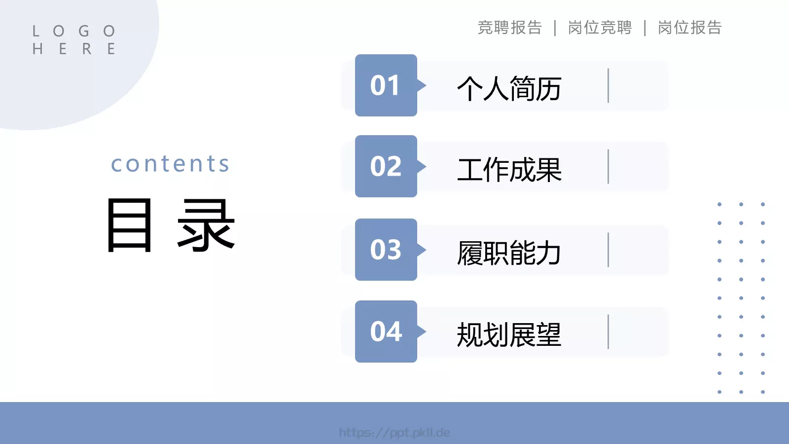 销售岗位竞聘报告PPT模板 第 2 页缩略图