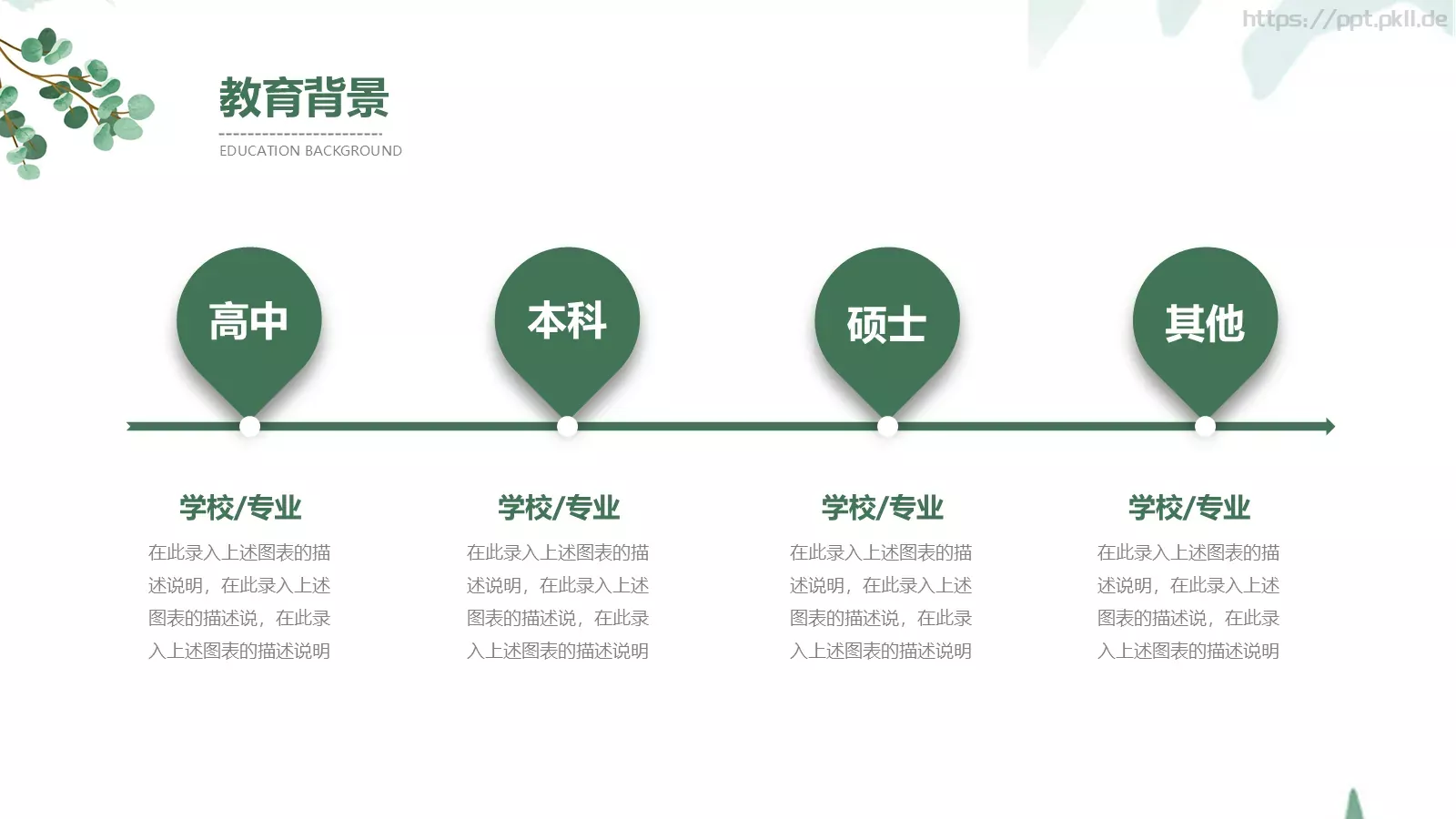 简雅个人岗位竞聘PPT模板 第 6 页预览图
