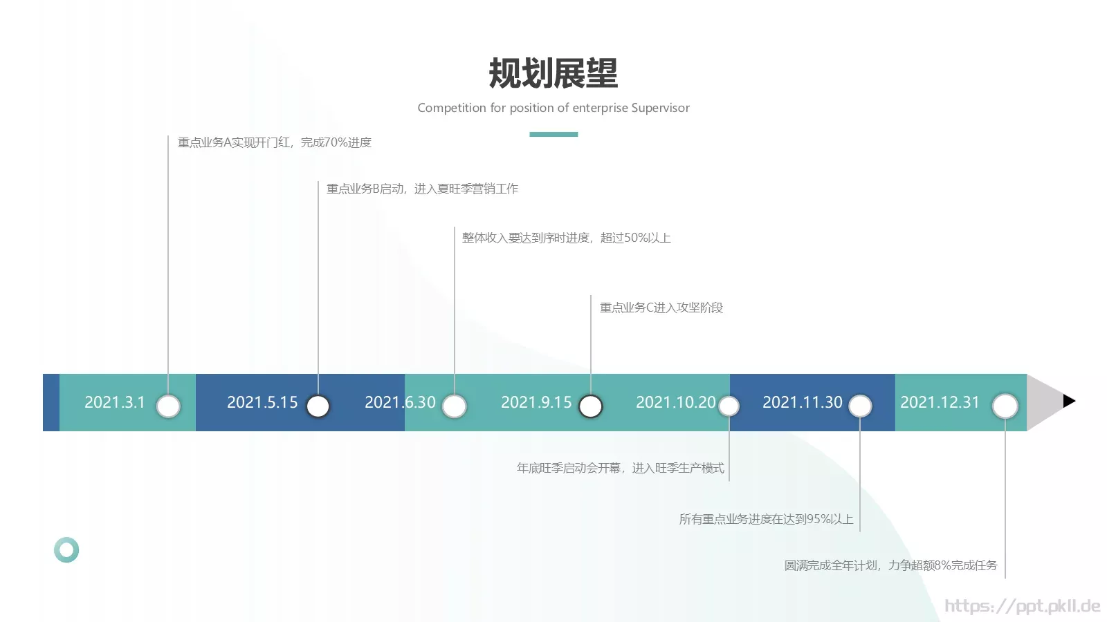 简约几何主管竞聘PPT模板 第 30 页预览图