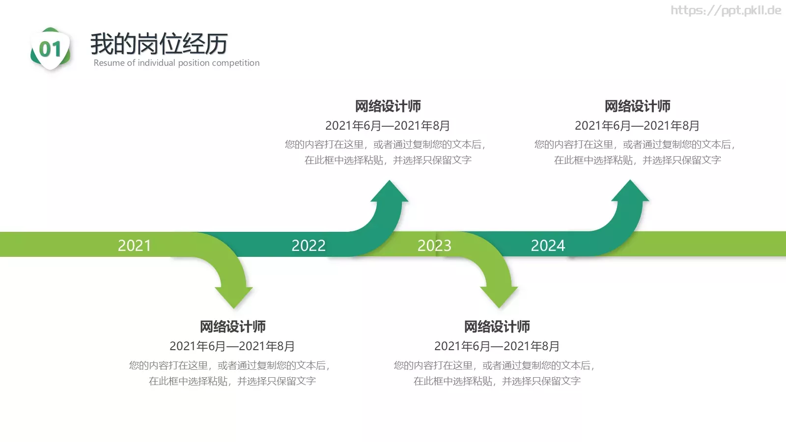 岗位竞聘PPT模板 第 6 页预览图