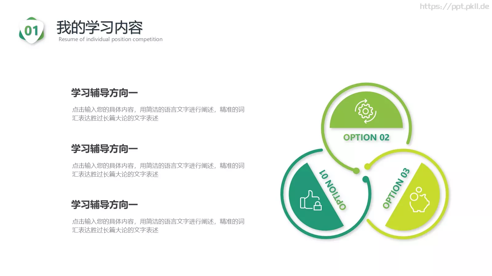 岗位竞聘PPT模板 第 8 页预览图