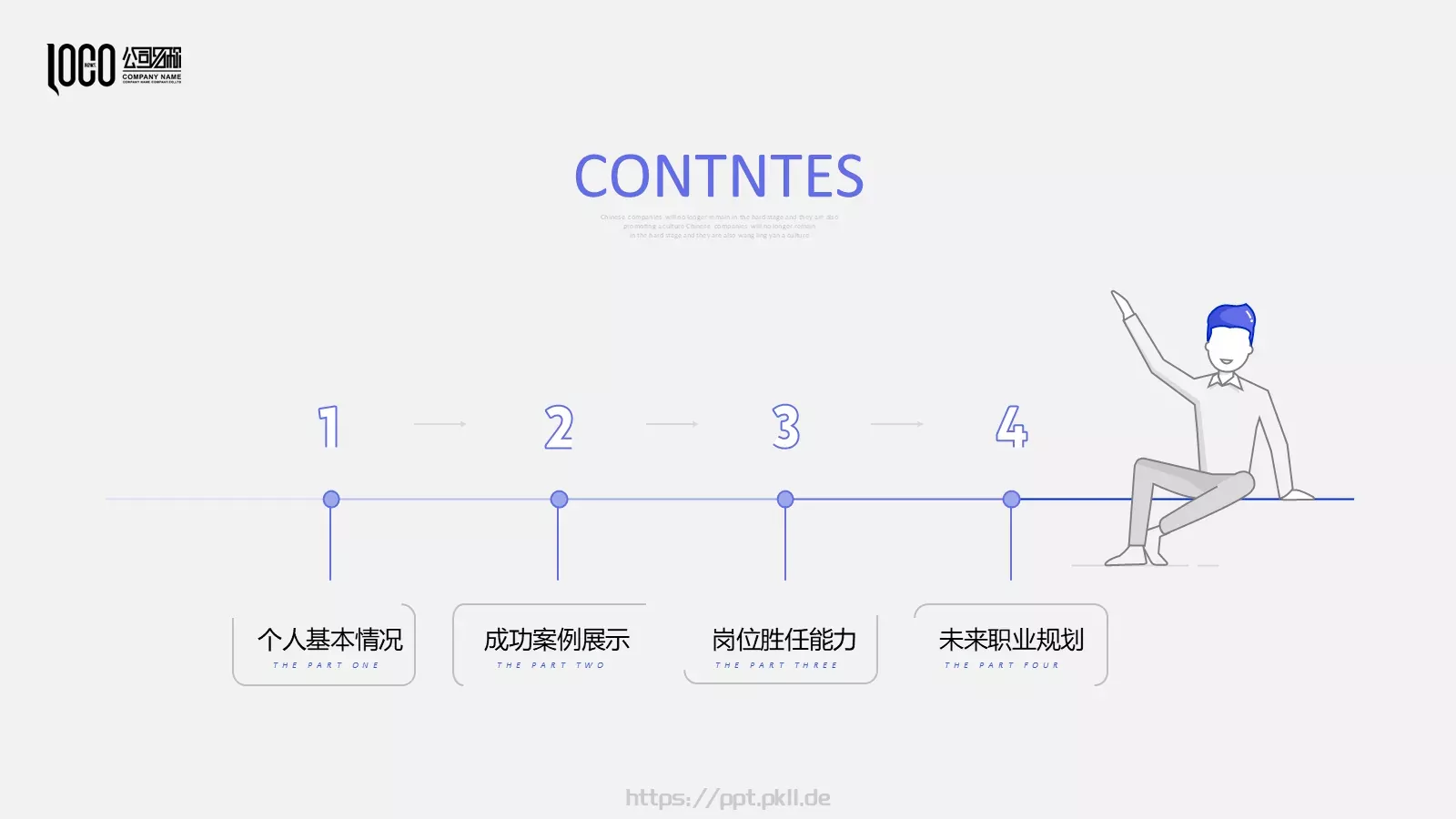 简约自我介绍PPT模板 第 2 页缩略图