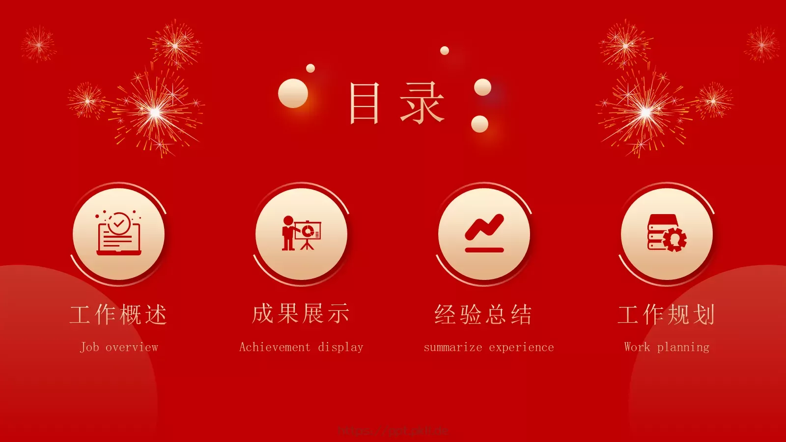 新年工作总结汇报PPT模板 第 2 页缩略图