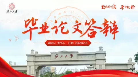 毕业论文答辩PPT模板 缩略图