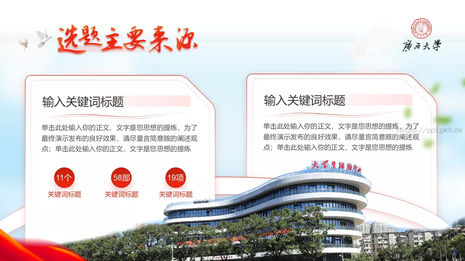 毕业论文答辩PPT模板 第 5 页预览图