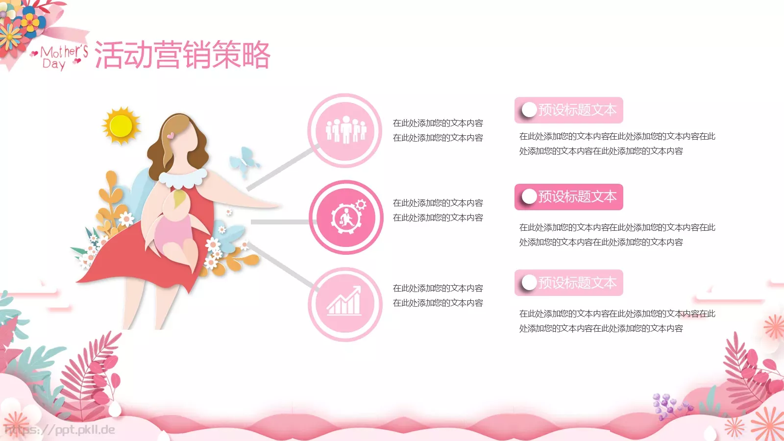 母亲节活动营销策划方案PPT模板 第 11 页预览图