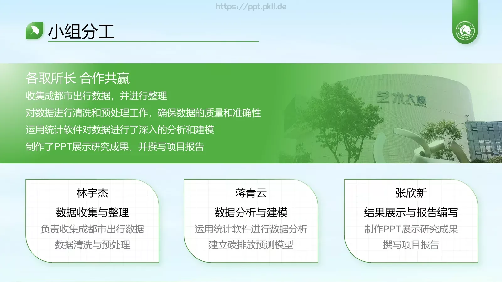 论文答辩课程汇报通用PPT模板 第 4 页缩略图