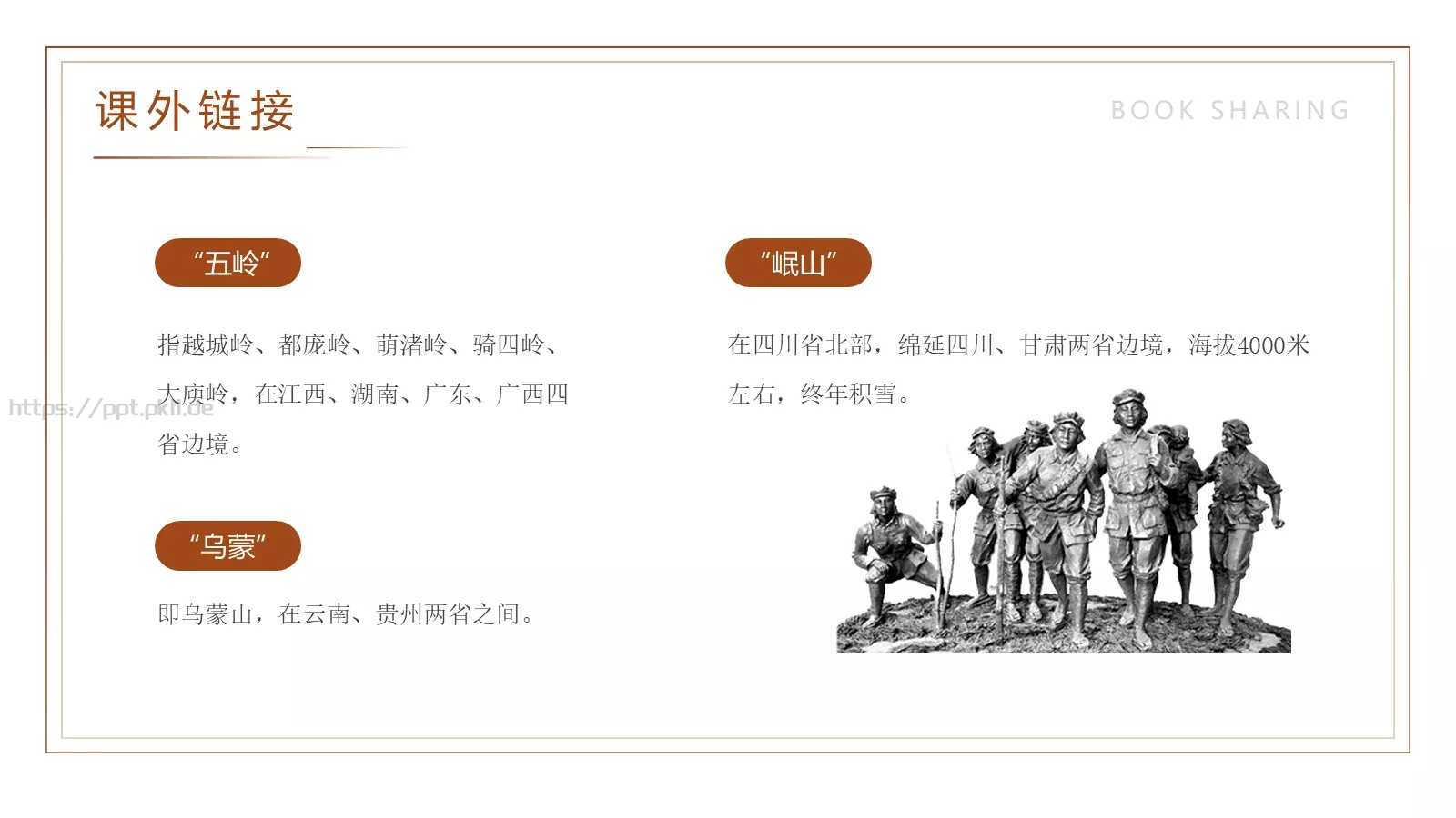 七律长征读书分享PPT模板 第 20 页预览图
