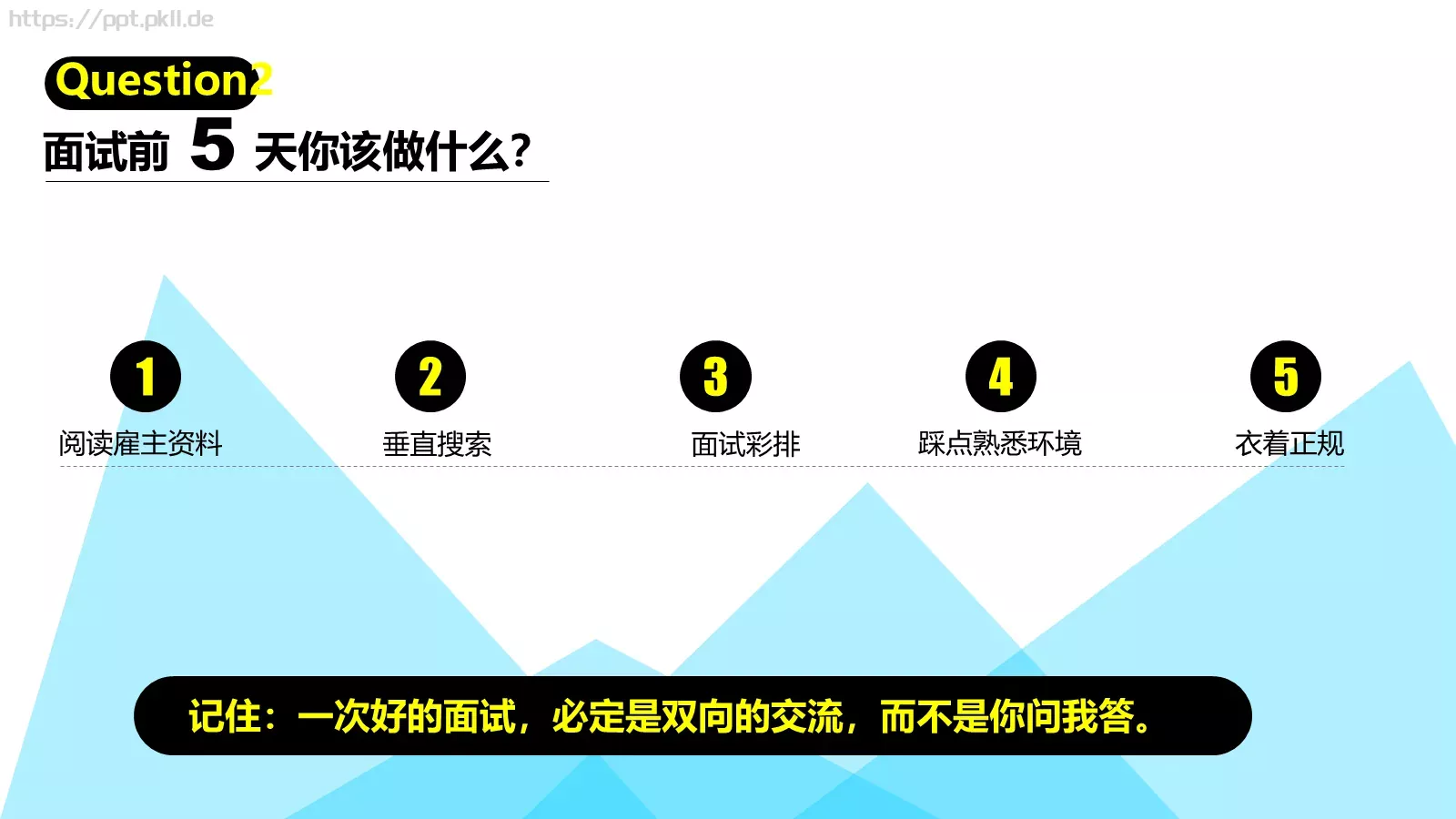 职场解释系答辩简历PPT模板 第 8 页预览图