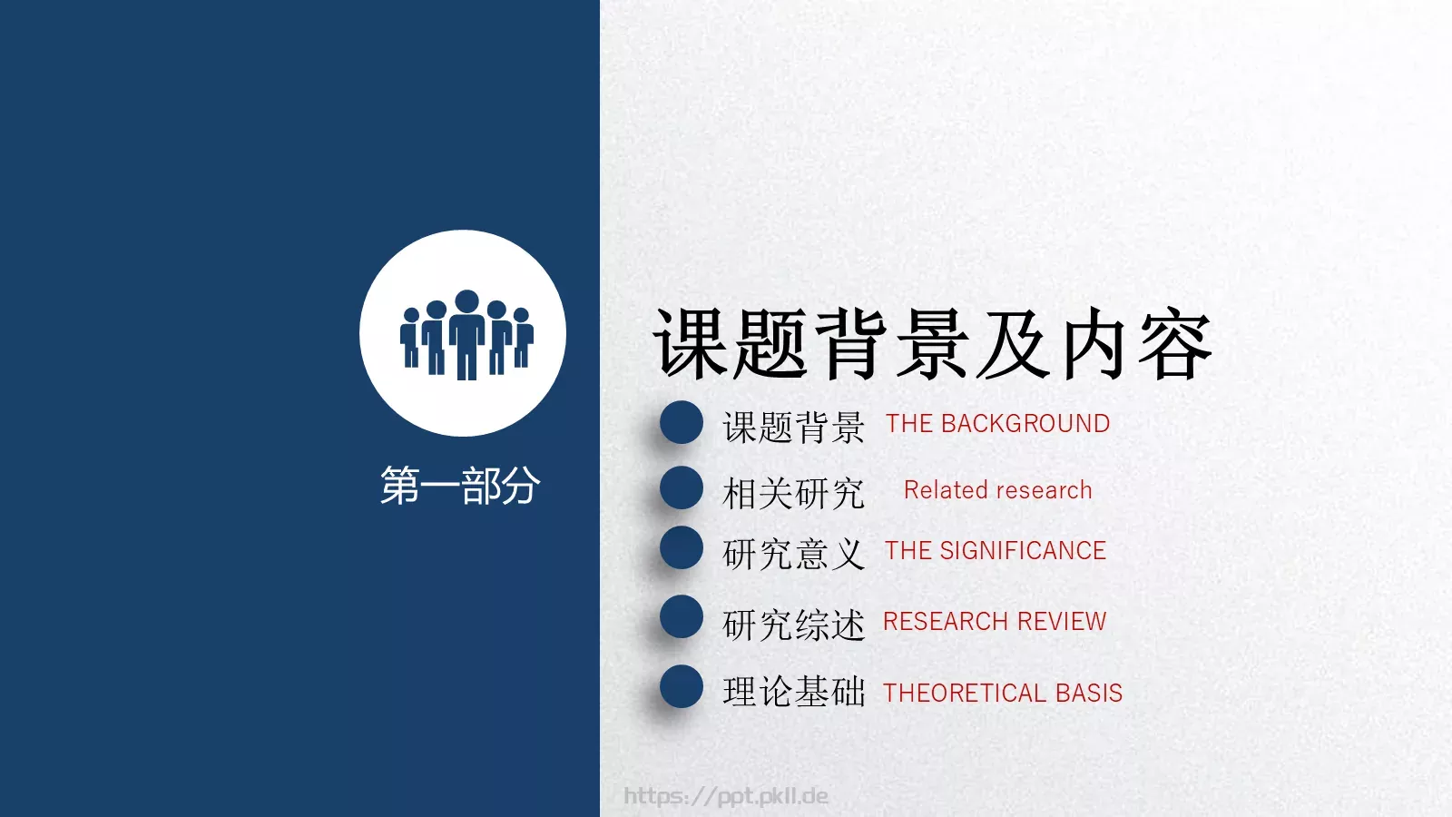 毕业论文答辩PPT模板 第 3 页缩略图