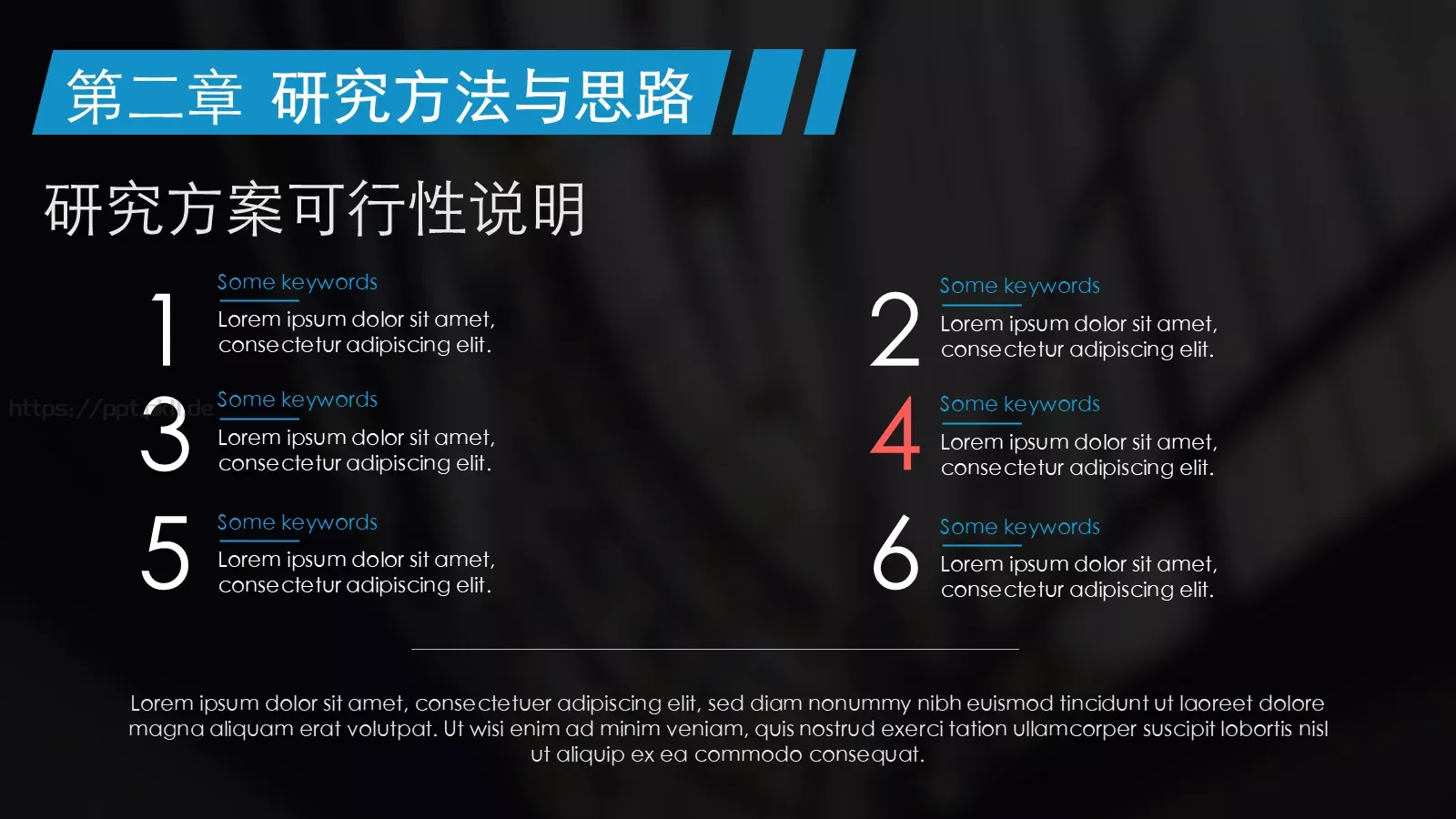 实战型论文答辩PPT模板 第 14 页预览图