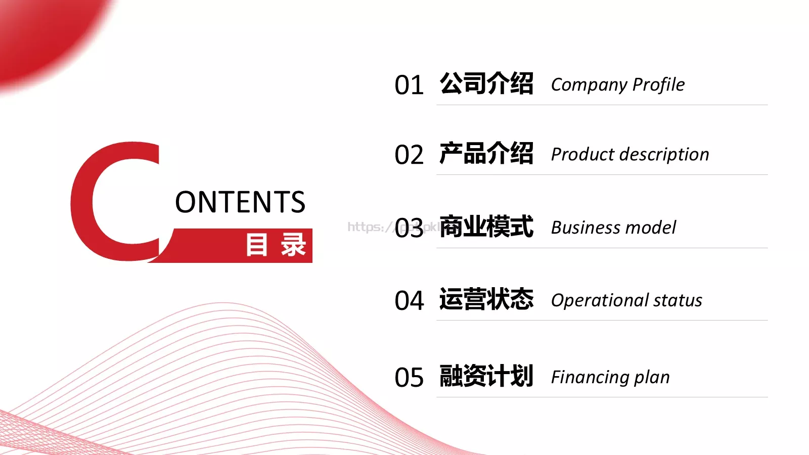 商业融资汇报PPT模板 第 3 页缩略图