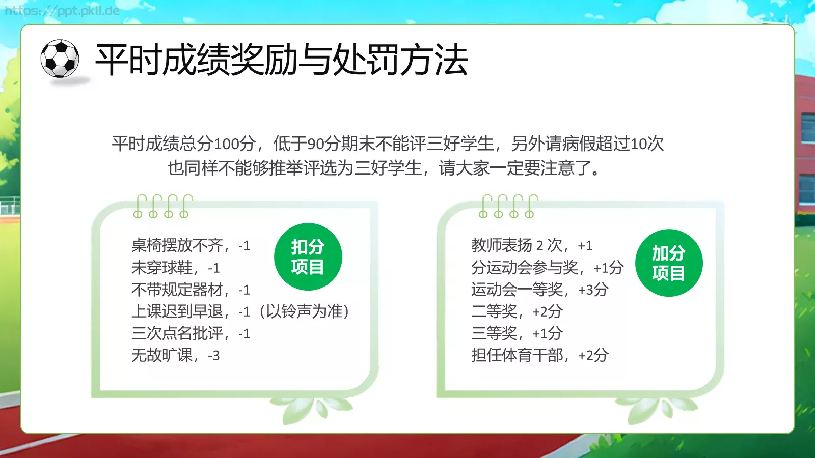 体育开学第一课教学课件PPT模板 第 18 页预览图