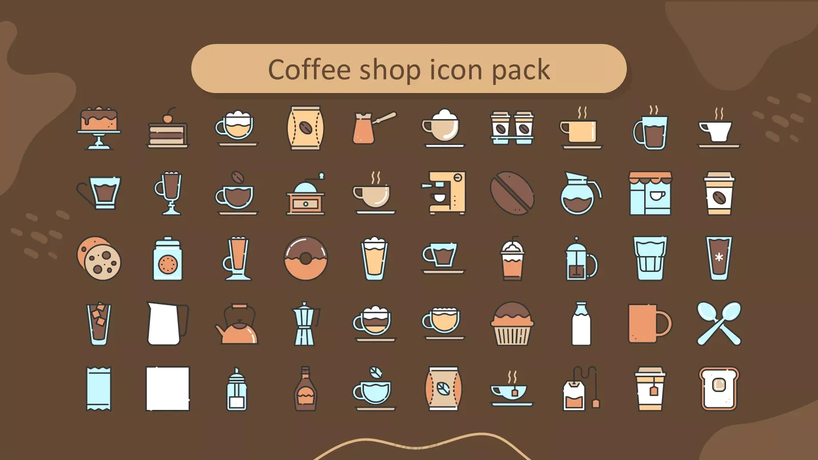 卡通风格茶咖啡品牌营销计划PPT模板 第 32 页预览图