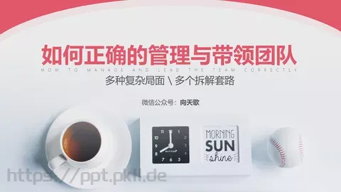 如何正确管理与带领团队PPT模板 缩略图