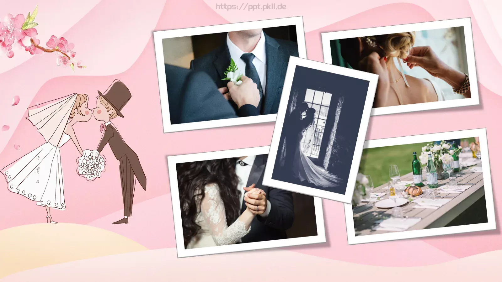 婚庆爱情PPT模板 第 10 页预览图