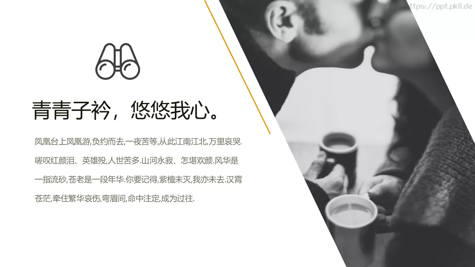 嫁给爱情婚礼主题PPT模板 第 5 页预览图