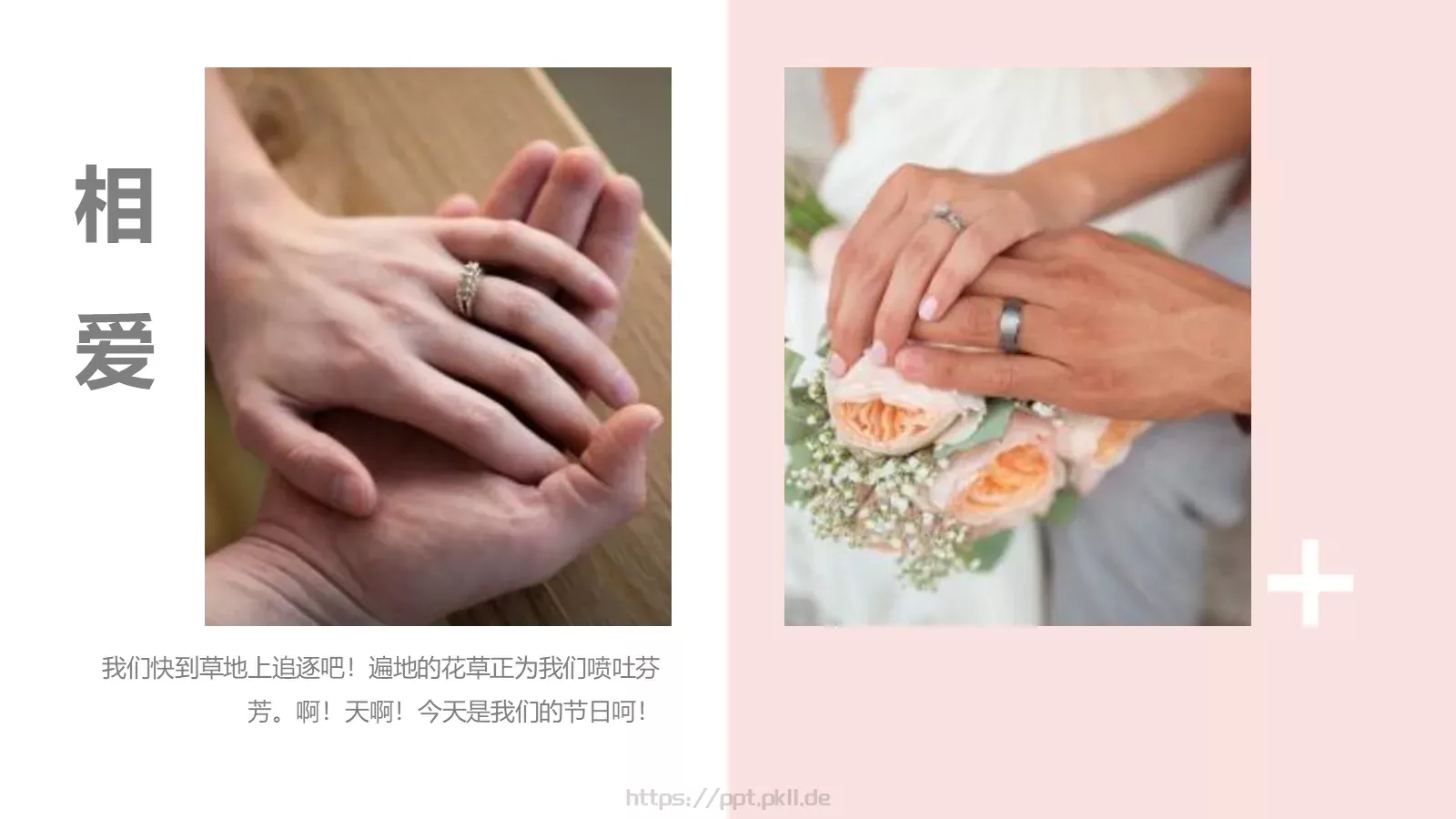 今天我们结婚吧婚礼爱情PPT模板 第 9 页预览图