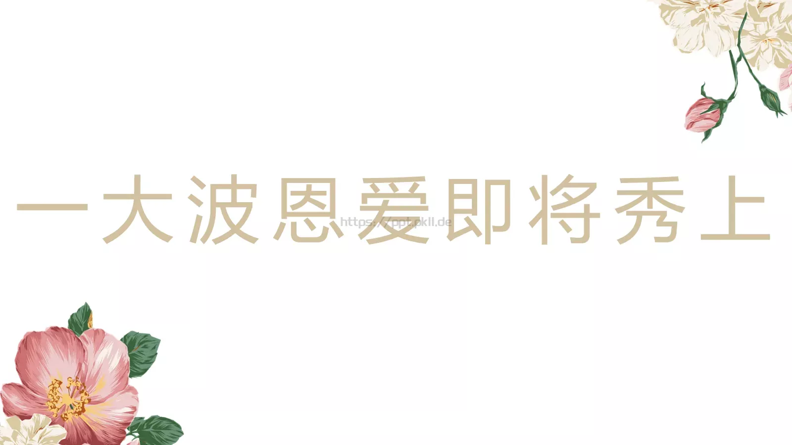 我们结婚啦婚礼庆典PPT模板 第 22 页预览图
